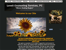 Tablet Screenshot of lovellcounseling.com